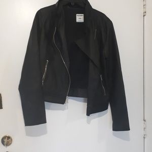 Super stylish faux leather jacket